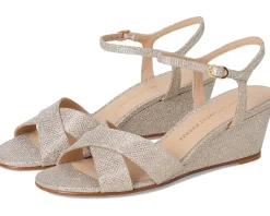 Stuart Weitzman Dayna Demi Wedge Poudre Outlet