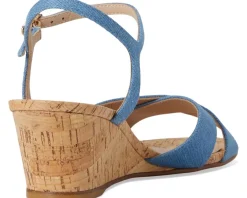 Stuart Weitzman Dayna Demi Wedge Washed/Natural