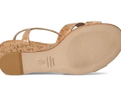 Stuart Weitzman Dayna Demi Wedge Natural Sale