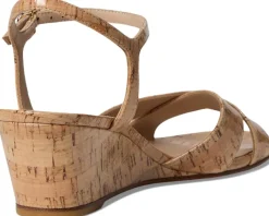 Stuart Weitzman Dayna Demi Wedge Natural Sale