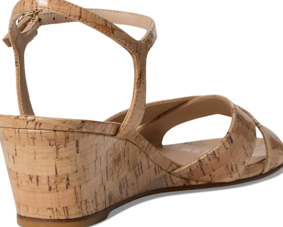 Stuart Weitzman Dayna Demi Wedge Natural Sale