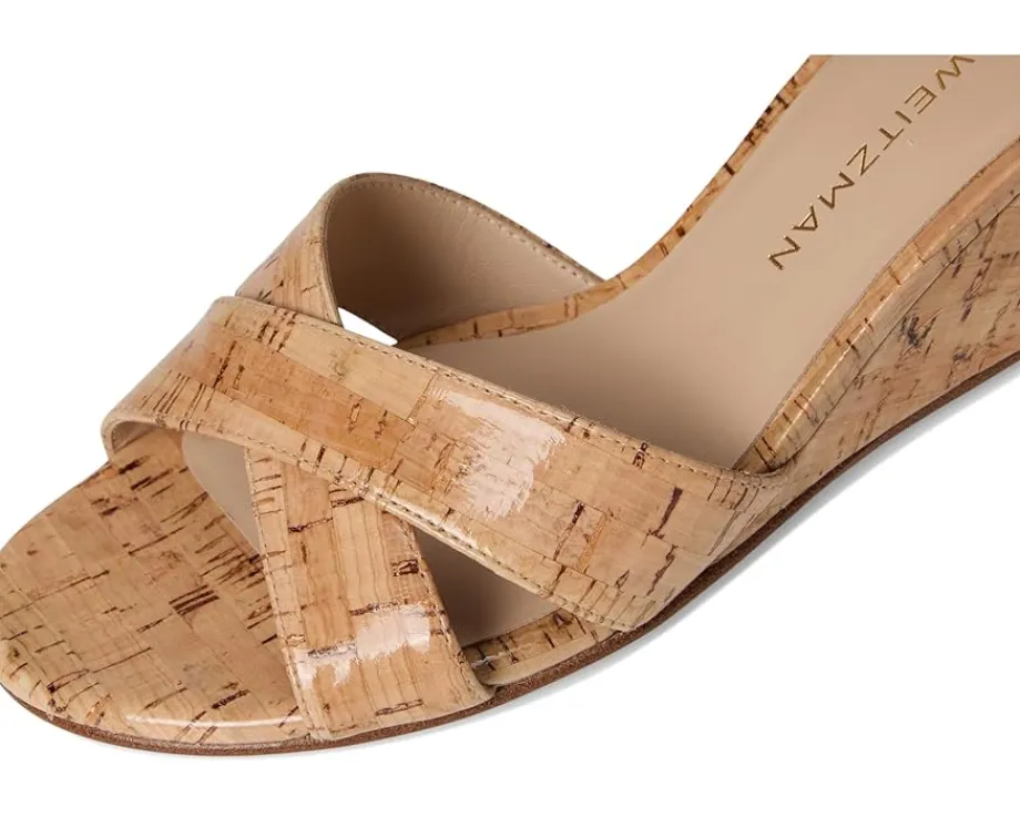 Stuart Weitzman Dayna Demi Wedge Natural Sale
