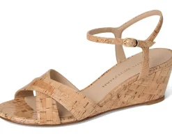 Stuart Weitzman Dayna Demi Wedge Natural Sale