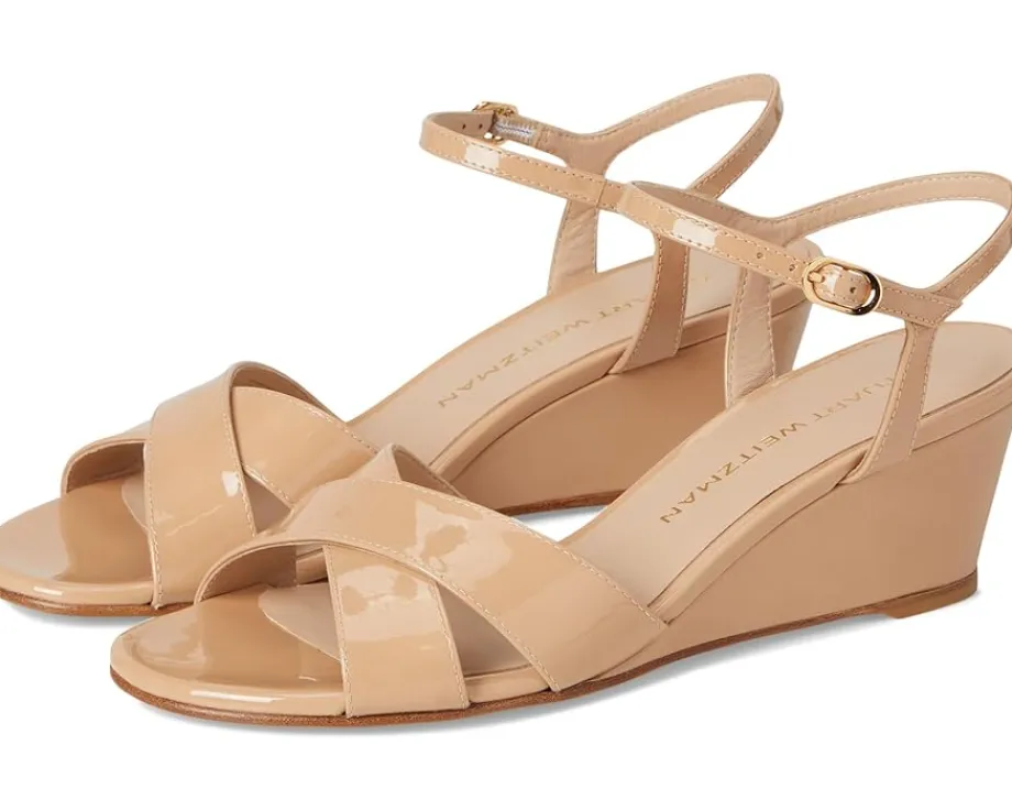 Stuart Weitzman Dayna Demi Wedge Adobe Hot