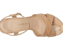 Stuart Weitzman Dayna Demi Wedge Adobe Hot