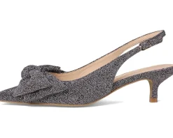 Women Jack Rogers Debra Slingback Kitten Heel - Sparkle