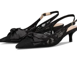 Women Jack Rogers Debra Slingback Kitten Heel - Lace/Satin