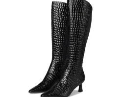 Naturalizer Deesha - Wide Calf Boot Black Leather Sale