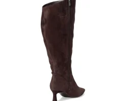 Naturalizer Deesha- Extra Wide Calf Boots Mahogany Suede Online