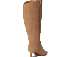 Naturalizer Deesha- Extra Wide Calf Boots Café Suede Discount