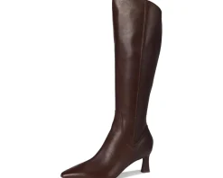 Naturalizer Deesha Knee High Boots Chocolate Bar Leather Outlet