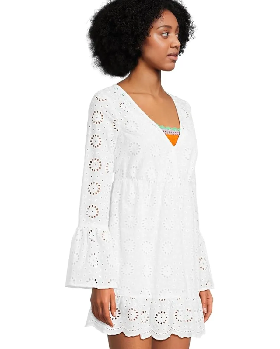Beach Riot Delaney Dress White Magnolia Eyelet Outlet