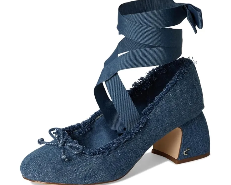 Circus NY by Sam Edelman Della Stone Wash Blue Fringe Clearance
