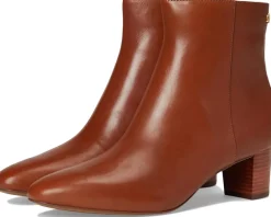 Lauren Ralph Lauren Demi Calfskin Booties Lauren Tan Outlet