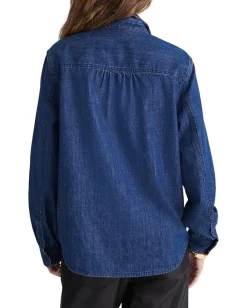 Women Madewell Denim Kimberly Top In