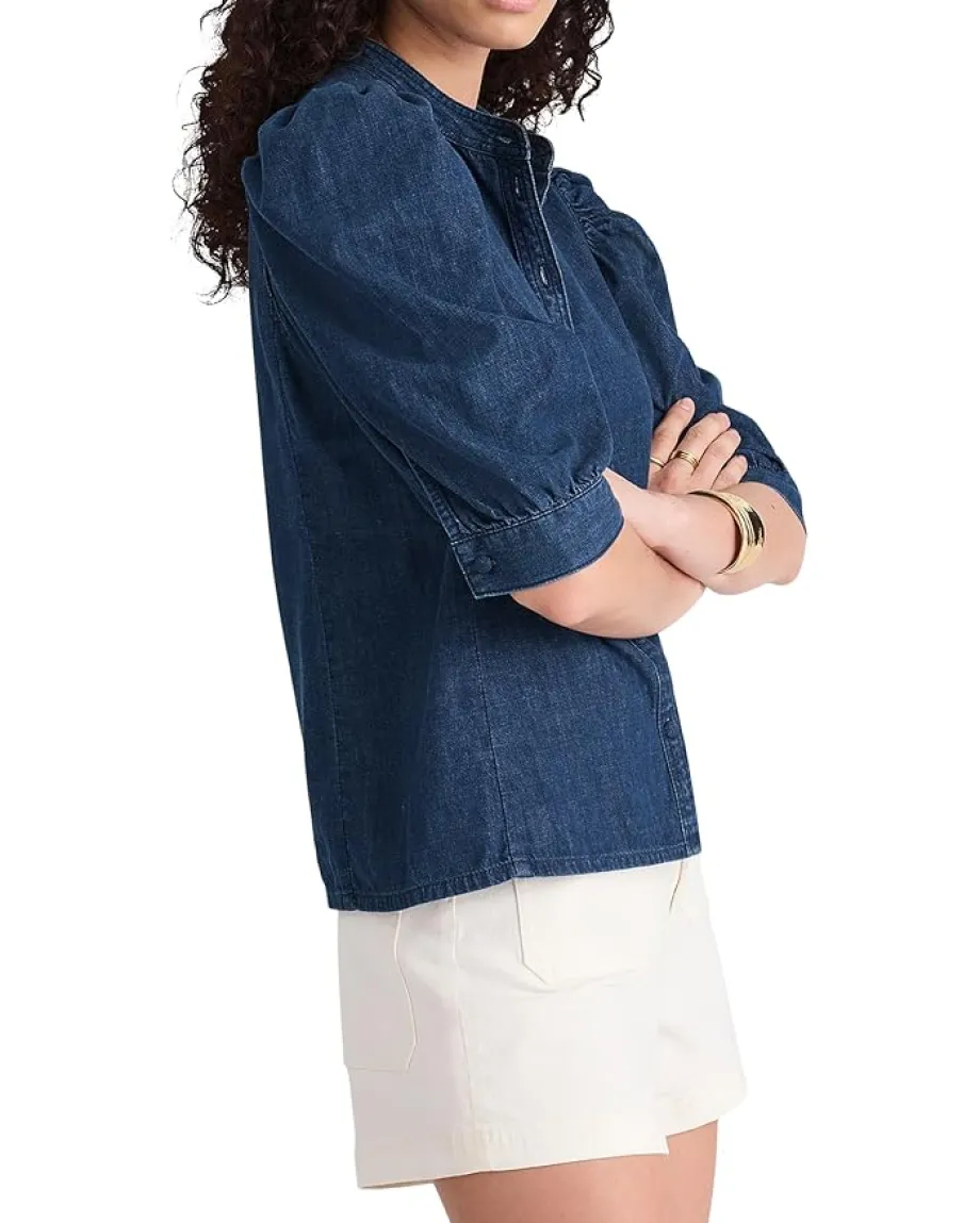 Women Madewell Denim Tessa Top