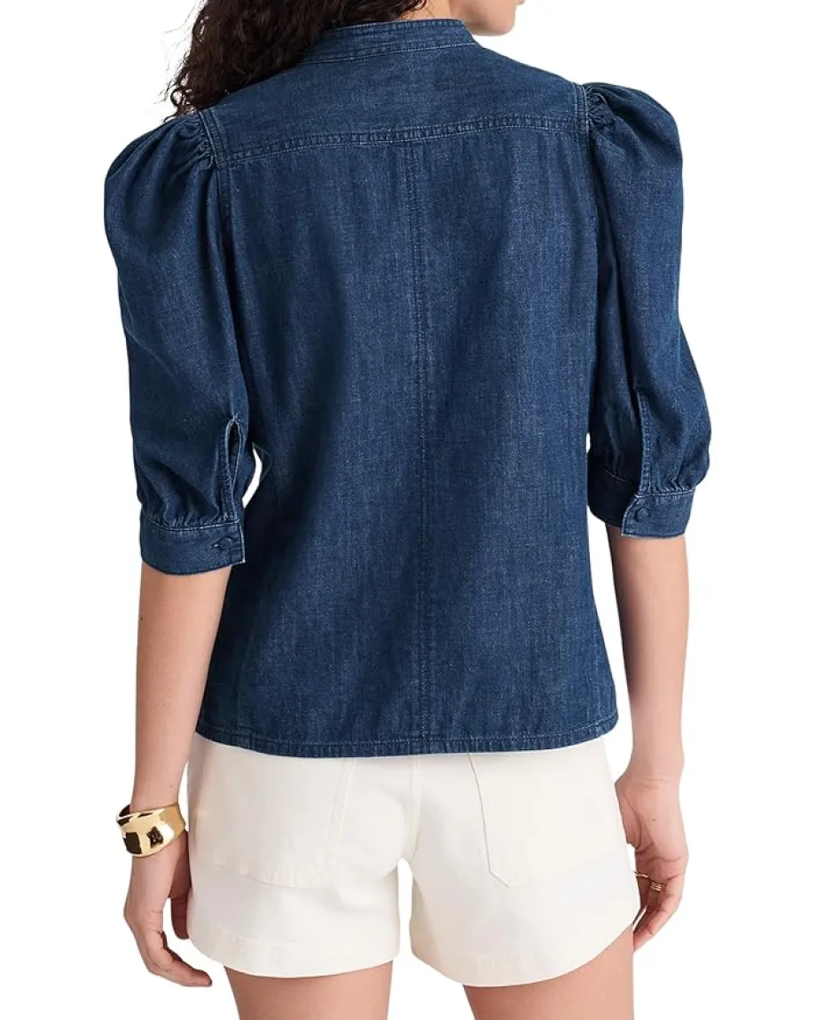Women Madewell Denim Tessa Top