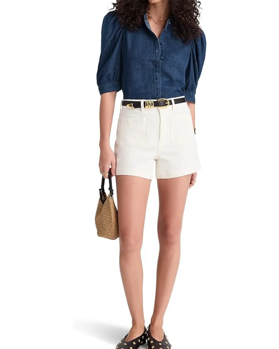 Women Madewell Denim Tessa Top