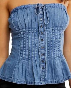 Women Free People Denim Wink Wink Tube