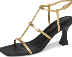 Marc Fisher LTD Dennie Gold Leather