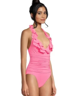 Lilly Pulitzer Desmond One-Piece Sunkissed Pink Hot
