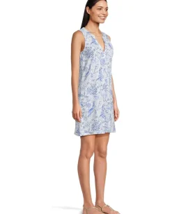 Lilly Pulitzer Dev Dress Resort White Barefoot Beachcombers Hot