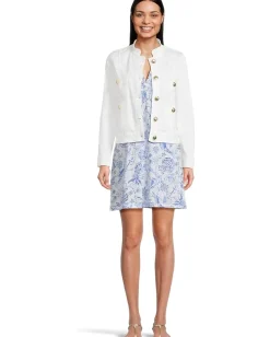 Lilly Pulitzer Dev Dress Resort White Barefoot Beachcombers Hot