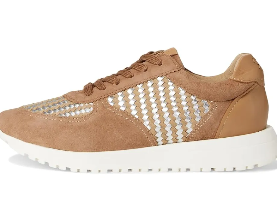 Women Lucky Brand Deva Woven Leather Sneaker