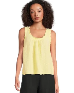 Michael Stars Devon Scoop Neck Tank Lemonade Discount
