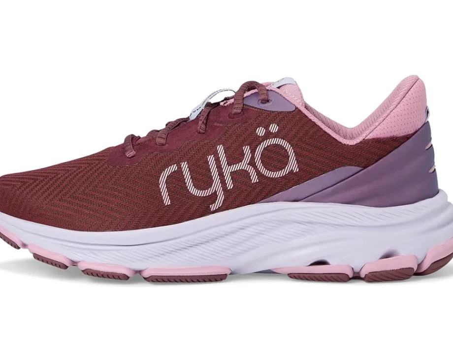 Ryka Devotion X Max RS Walking Shoes Windsor Red Mesh Fabric New