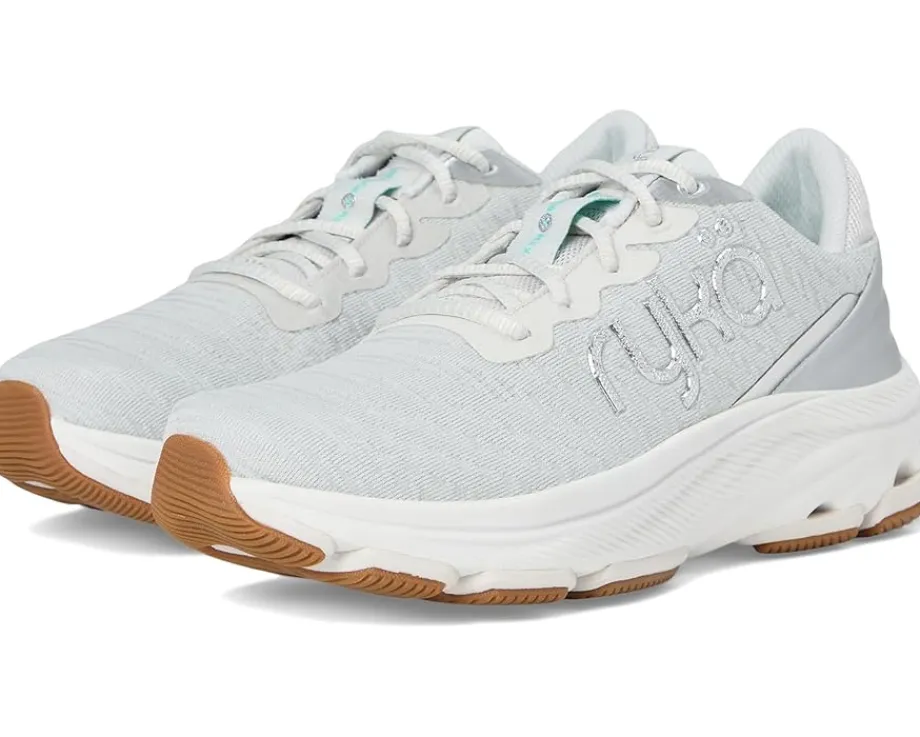 Ryka Devotion X Max RS Walking Shoes Grey Metallic Mesh Fabric Best