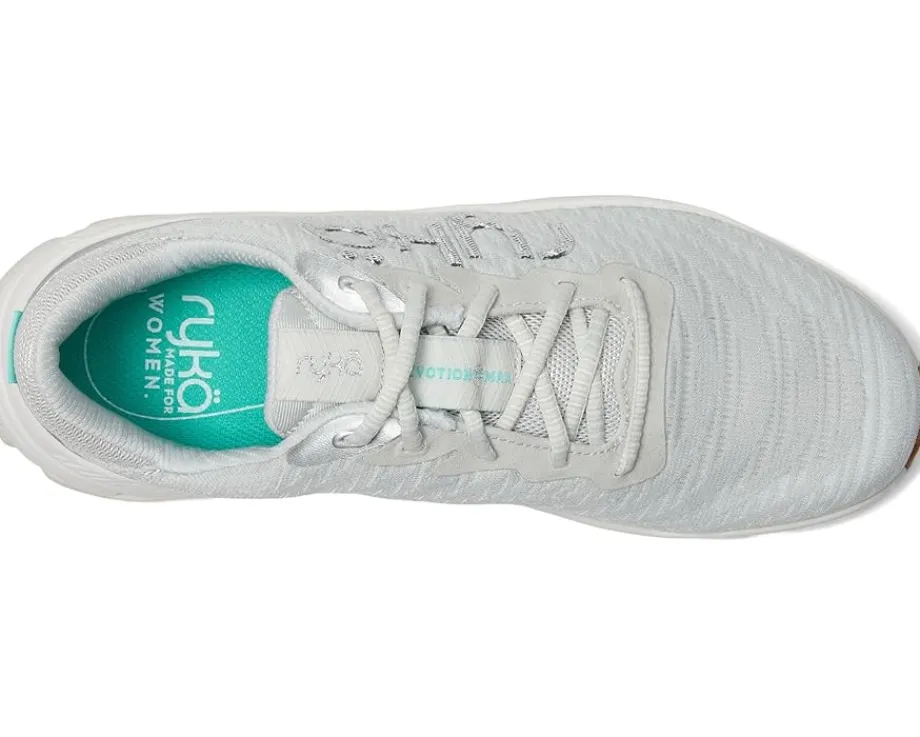 Ryka Devotion X Max RS Walking Shoes Grey Metallic Mesh Fabric Best