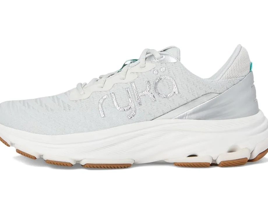 Ryka Devotion X Max RS Walking Shoes Grey Metallic Mesh Fabric Best