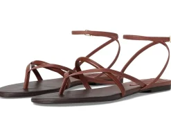 Schutz Diana Flat Desert Brown Outlet