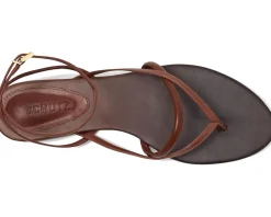 Schutz Diana Flat Desert Brown Outlet