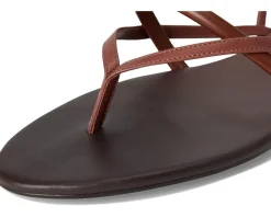 Schutz Diana Flat Desert Brown Outlet