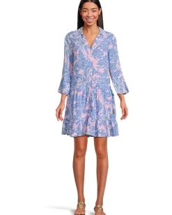 Lilly Pulitzer Diantha Tunic Dress Conch Shell Pink Up Scale Clearance