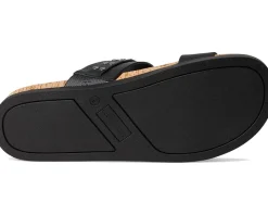 Lucky Brand Dineesa Studded Two Band Flat Sandals Black Online