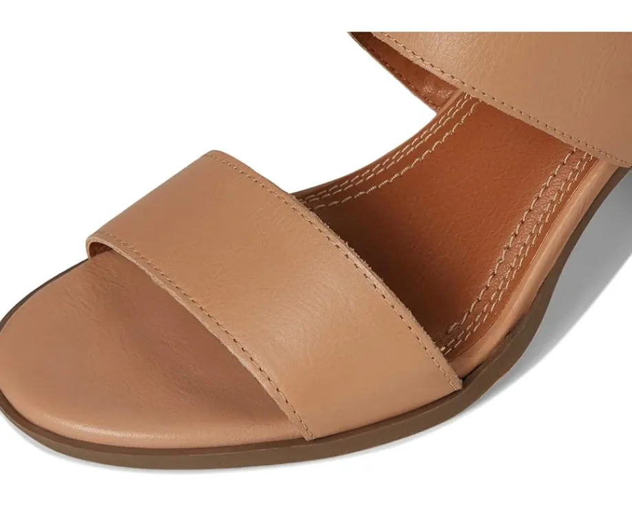 Women Lucky Brand Dinzin Double Band Heeled Sandals