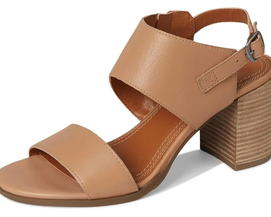 Women Lucky Brand Dinzin Double Band Heeled Sandals