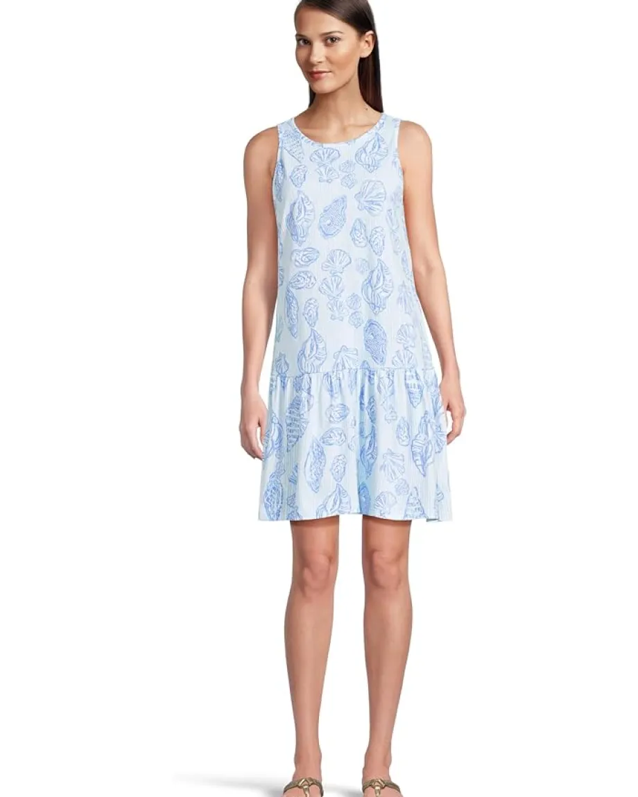 Lilly Pulitzer Dixi Dress Fresh Water Blue Cool As Shell