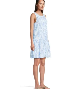 Lilly Pulitzer Dixi Dress Fresh Water Blue Cool As Shell