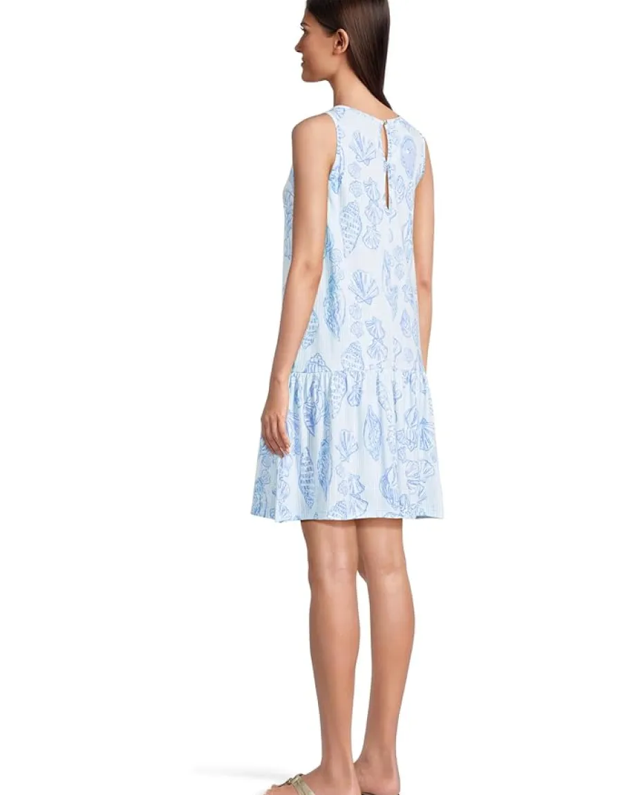 Lilly Pulitzer Dixi Dress Fresh Water Blue Cool As Shell