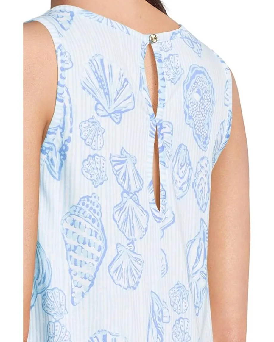 Lilly Pulitzer Dixi Dress Fresh Water Blue Cool As Shell