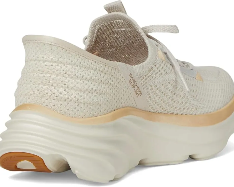 SKECHERS D'Lux Vapor Hands Free Slip-INS Natural Gold Best