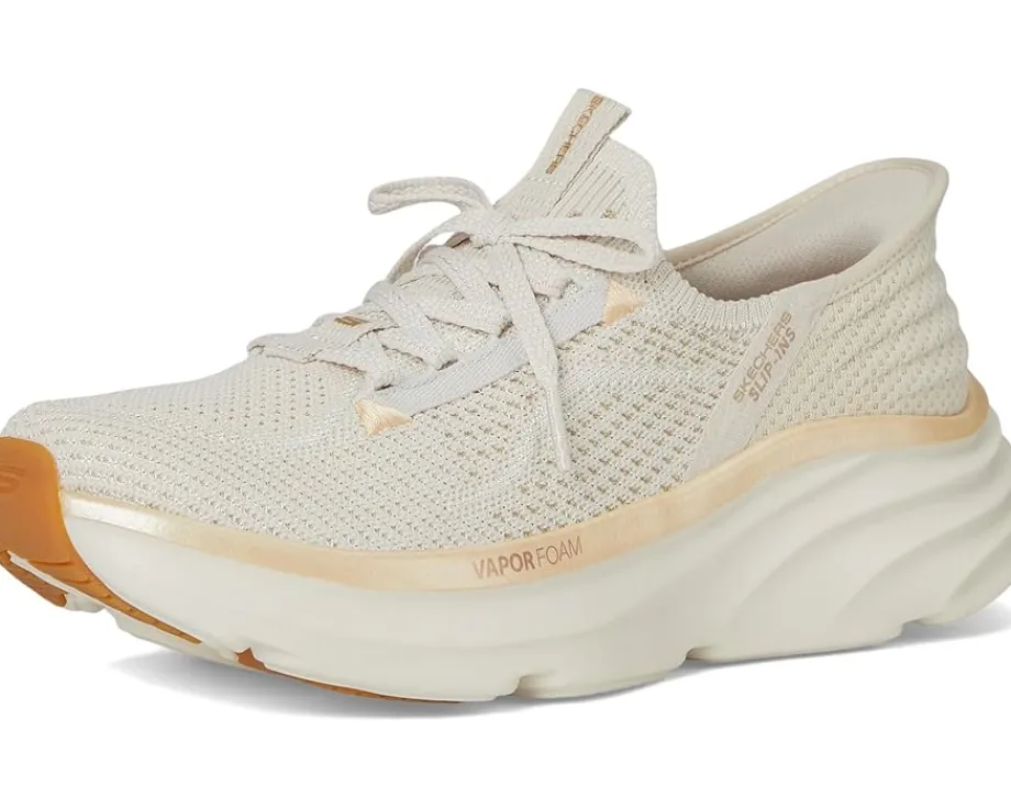 SKECHERS D'Lux Vapor Hands Free Slip-INS Natural Gold Best