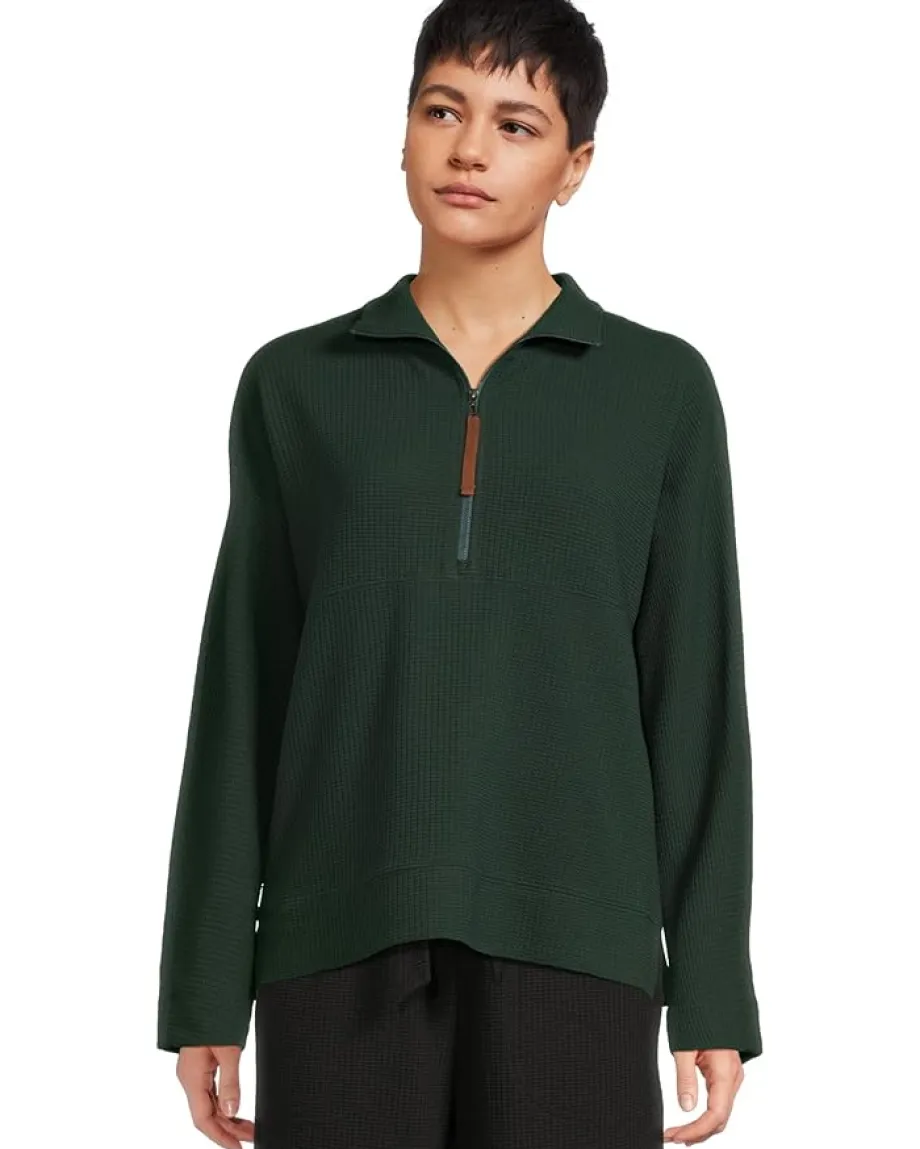 Women Lilla P Dolman Oversized 1/2 Zip