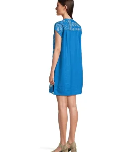 Johnny Was Dolman Swing Tunic - Yadira Diva Blue