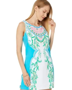 Lilly Pulitzer Donna Romper Multi Calypso Sun Engineered Romper Discount