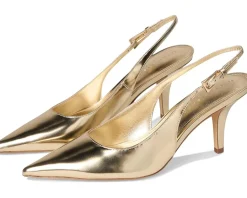 Marc Fisher LTD Dorie Gold Mirror Metallic Leather Sale